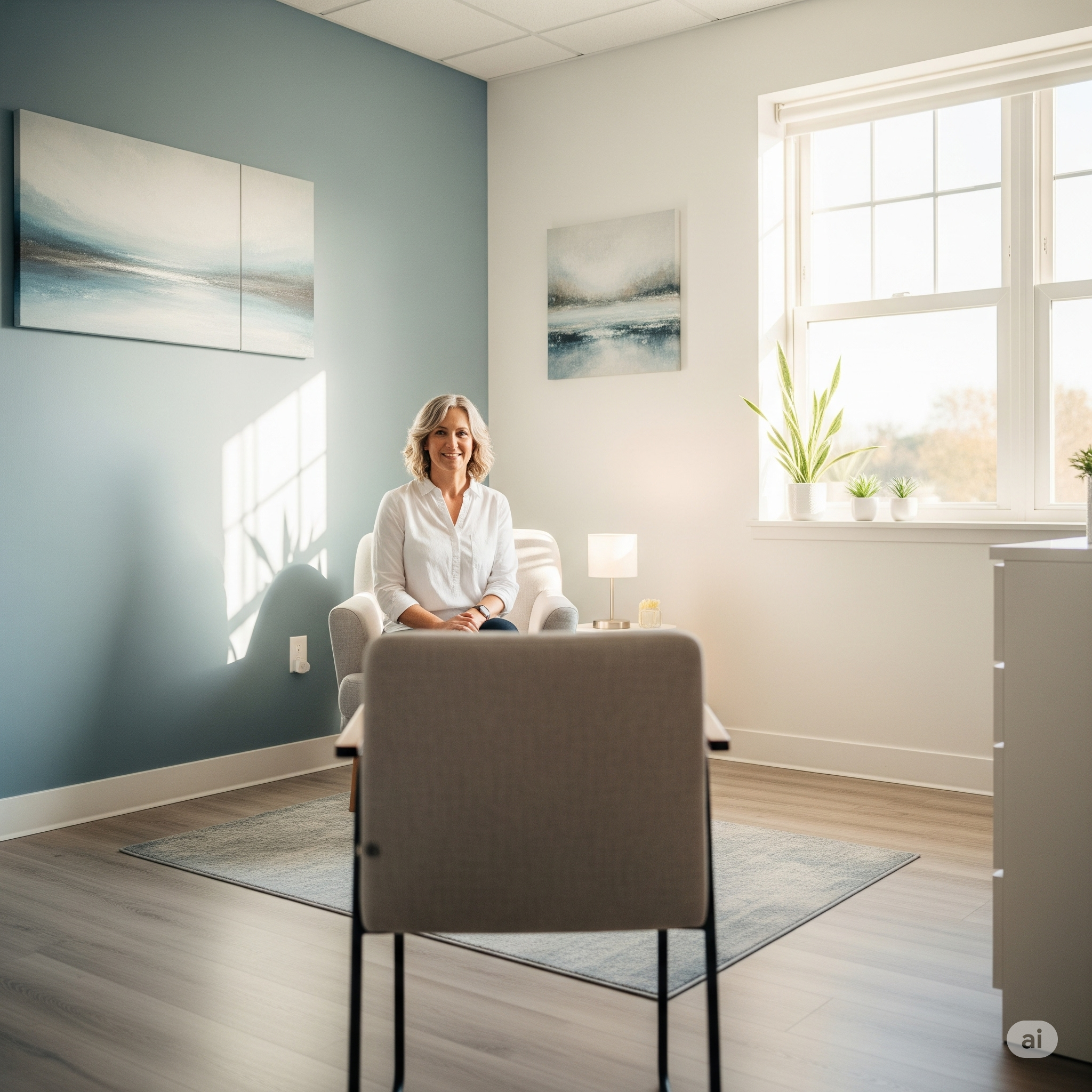 Therapist providing health and wellness treatments